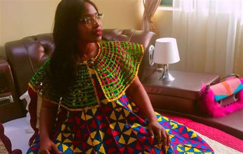 actress halima abubakar looks sexy in ankara outfit