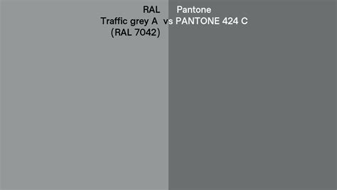 Ral Traffic Grey A Ral Vs Pantone C Side By Side Comparison