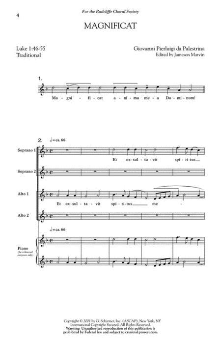 Preview Magnificat Hl50498649 Sheet Music Plus