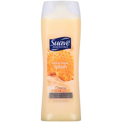 Suave Naturals Body Wash Creamy Milk And Honey Splash 12 Fl Oz