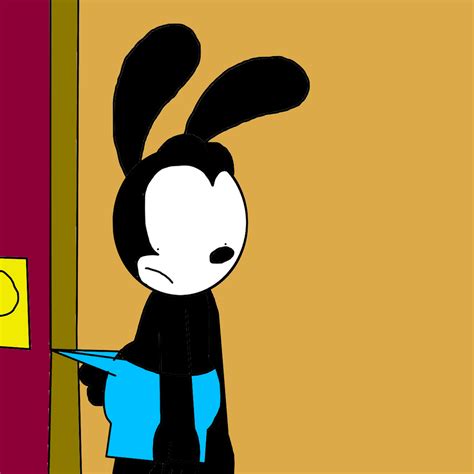 Oswald With His Shorts Trapped On Door By Marcospower1996 On Deviantart