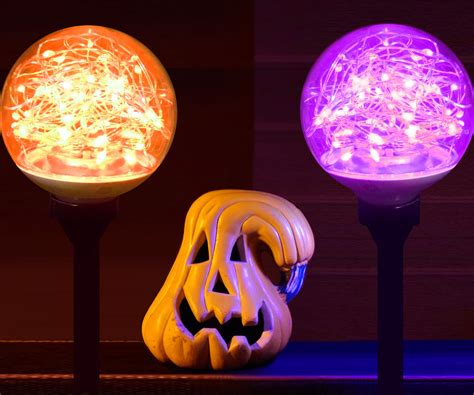 Turn G25 Light Bulbs Into Halloween Fairy Bulbs 5 Steps