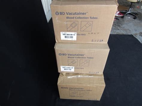 LOT OF 6 CASES BD Vacutainer Plus BD Vacutainer EDTA Tubes For Sale