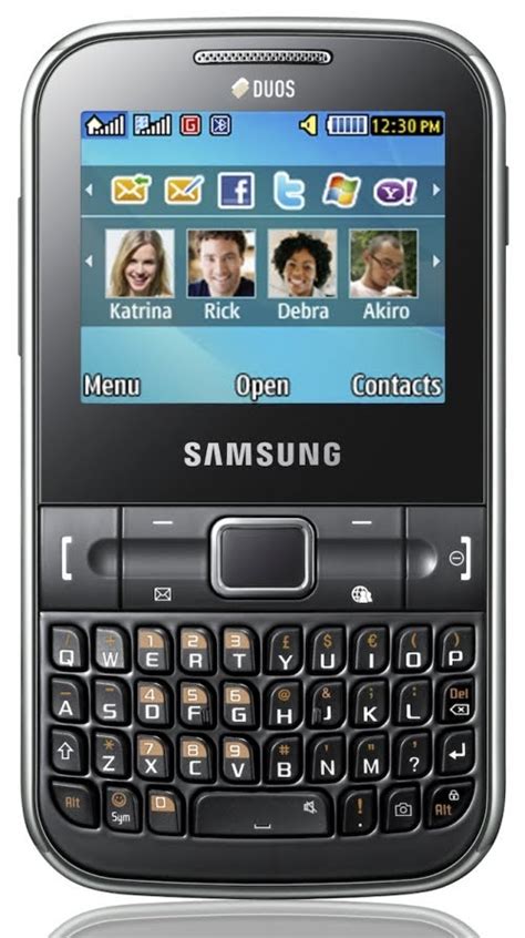 Upcoming Phones Samsung Chat 322 Qwerty Phone With Dual Sim