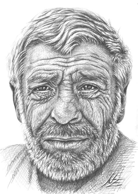 Old Man From Greece Graphite Art Tutorials Drawing Male Face