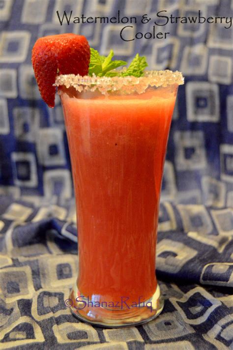 Watermelon And Strawberry Cooler Love To Cook