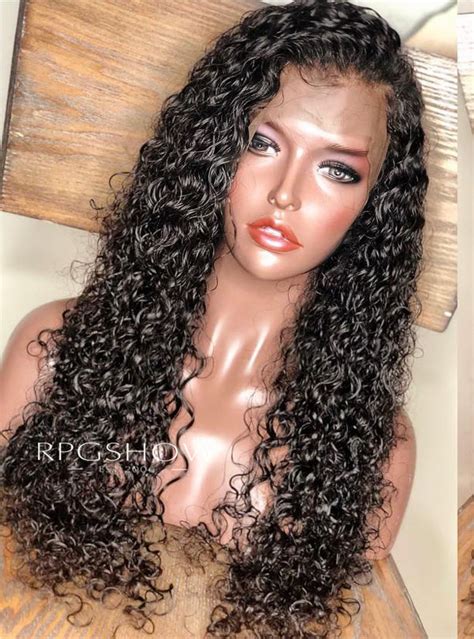 Stock Curly Lace Front Wig Tonya005