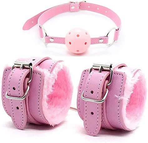 Tcouplesexy Cosplay Props Handcuff Open Mouth Ball For Adult Play