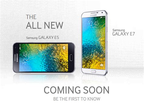 Samsung Galaxy E5 And Galaxy E7 Announced Geeky Pinas