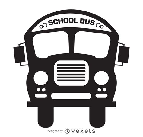 Isolated School Bus Silhouette Drawing Vector Download