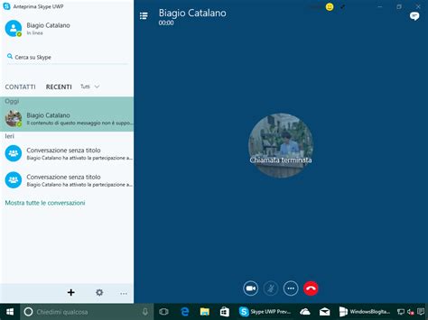 This version of skype is only available for windows 10. Download e screenshot di Skype per Windows 10 in italiano