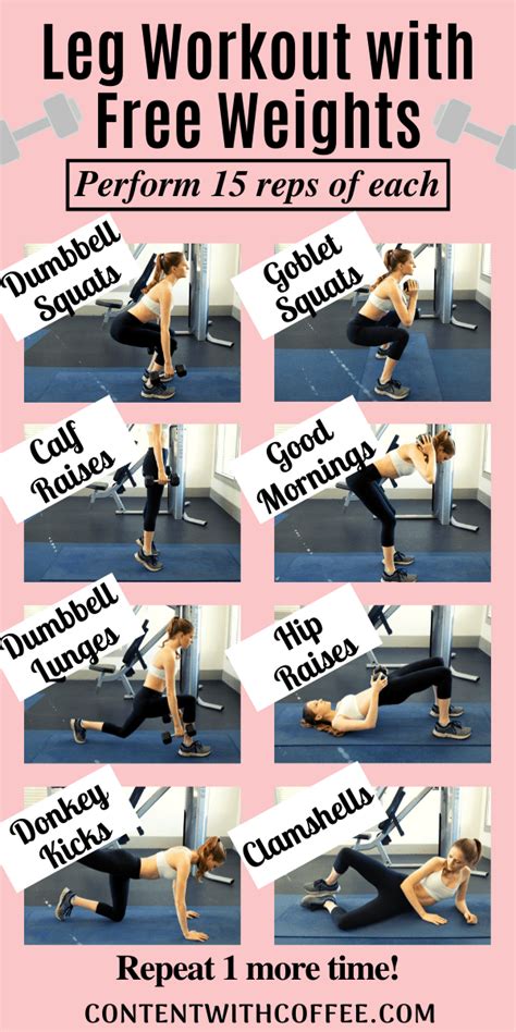 Dumbbell Leg Workout For Stunningly Toned Legs Get Fit