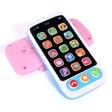 Baby Simulated Mobile Phone Toys Plastic Toy Phone Learning Musical