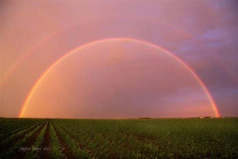 Mayhews Images Rainbow Over A Nebraska Cornfield Nebraska Trip