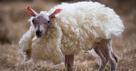 Lamb From Wiltshire Farm Wears Cute Fleece Jumper Because He Has No