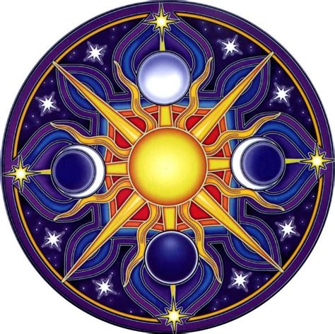 Celestial Mandala Window Sticker Mandala Art Celestial Art Sun Art