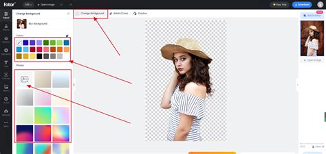 How To Change The Background Of The Images With Fotor Fotor Help Center