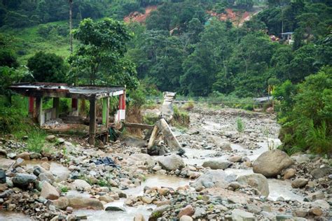 B i ə / (); Displaced by Fighting Then by Mudslides, Colombians ...