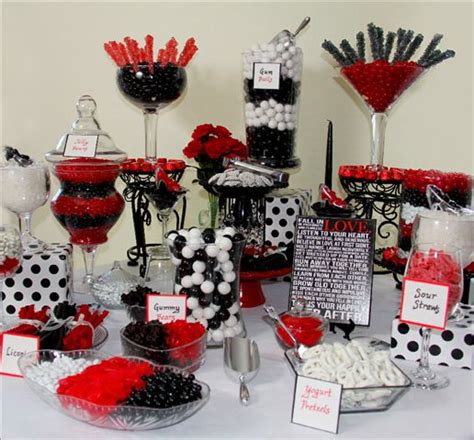 Pin by CHRISSY MARTINEZ on party | Red candy buffet, Candy buffet