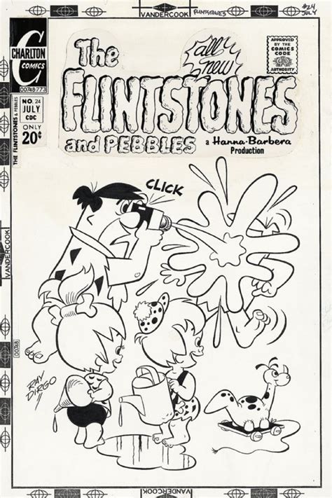 The Flintstones And Pebbles 24 Cover In Thomas Vanderstappens
