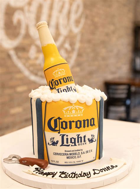 Corona Beer Custom Birthday Cake