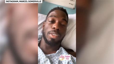 Love Island S Marcel Somerville Says He Nearly Died As He Shares Video From Hospital Bed Indy100