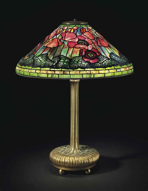 Tiffany Studios A Poppy Table Lamp Circa 1915 Christies