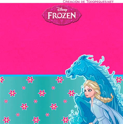 Elsa Frozen Tarjetas Cumpleaños Todo Peques