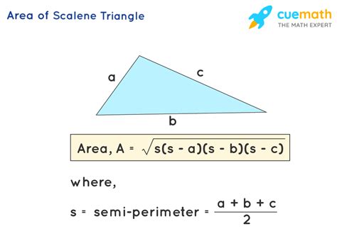 Area Of Scalene Triangle Formula Examples Definition