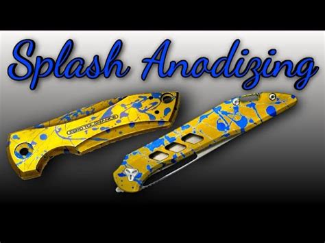 Ever wonder how to anodize titanium at home? How To Splash Anodize Titanium - DIY Tutorial - YouTube