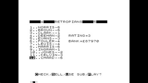 Champions For The Zx81 Youtube