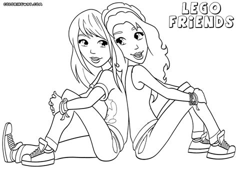 48 Lego Friends Coloring Pages Pictures