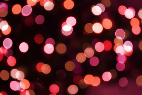 Soft Focus Red Christmas Lights Texture Picture Free Photograph