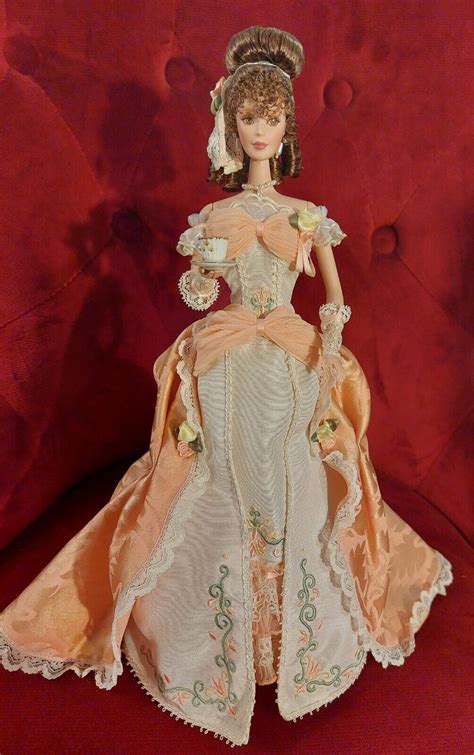 Orange Pekoe Barbie Collectibles Porcelain Doll Victorian Tea Limited