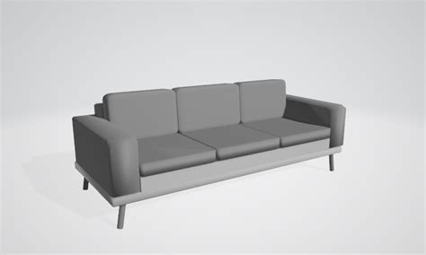 Sofa Free 3d Model Blend Obj 3ds Fbx Free3d