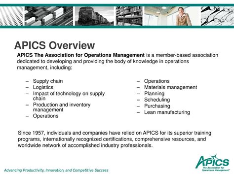 Ppt Apics Certified In Production And Inventory Management Cpim