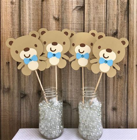 Teddy Bear Centerpieces Etsy Bear Baby Shower Theme Baby Shower