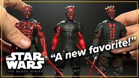 Darth Maul Old Master Figure Review Star Wars Black Series Youtube