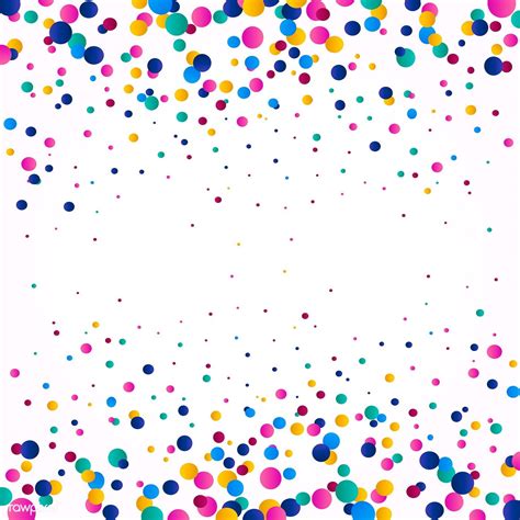 Colorful Confetti Background Explosion Vector Free Image By Rawpixel
