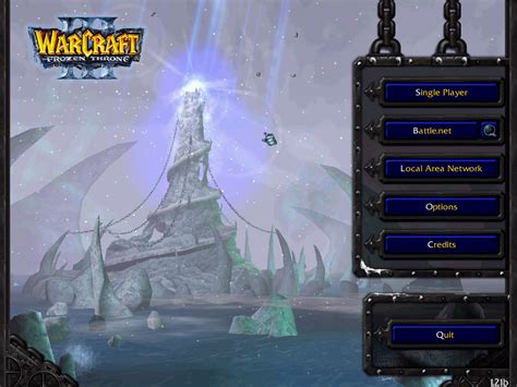 Warcraft 3 The Frozen Throne Menu Screen Warcraft 1 Talking Dictionary