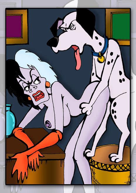 Rule 34 101 Dalmatians Cruella De Vil Disney Pongo Tagme