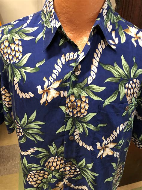 Parents are happy, they paid less this year, highly recommended. Vintage HAWAIIAN SHIRT Pineapple Print All SILK Labeled ...