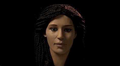 The Face Of A Beautiful Egyptian Woman Brought To Life From 2000 Year