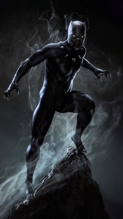 Black Panther Iphone Home Screen Wallpapers Hd Background Pngbackground