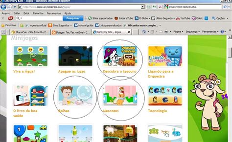 Juegos gratis relacionados con juegos discovery kids. Tec-Tec na Emei: Acessando a Internet: Discovery Kids Brasil