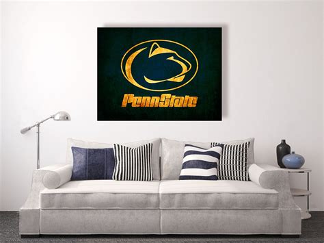 State college, pennsylvania and penn state university, university park, pennsylvania. Penn State Nittany Lions vintage style Canvas Print ...