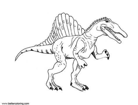 7 jurassic park coloring pages printable for kids dinosaur. Spinosaurus Coloring Pages Clipart - Free Printable ...