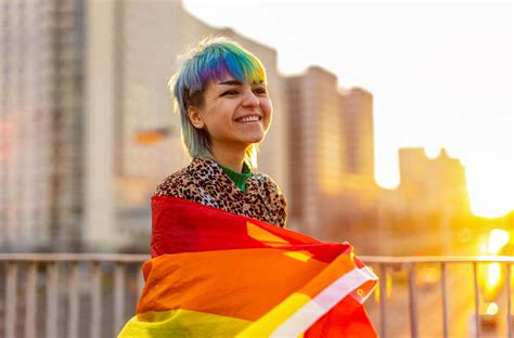 Image Source Getty Images Portrait Of A Gender Fluid Person Wearing