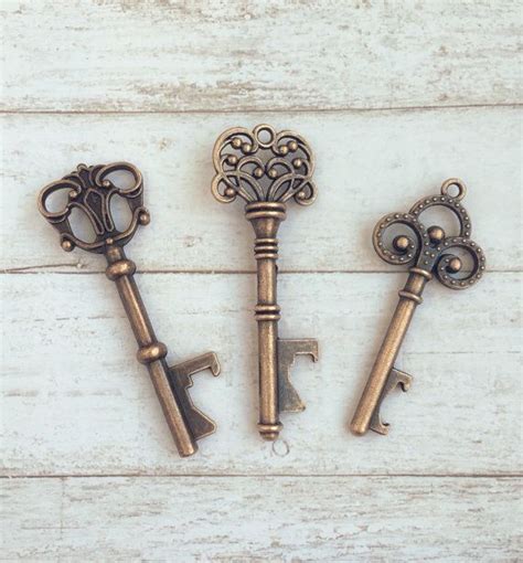 50 Key Bottle Openers Antique Copper Collection By Yayfactory Key