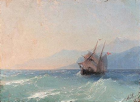 Shipping On The Black Sea Aivazovsky Painting Reproduction 3820